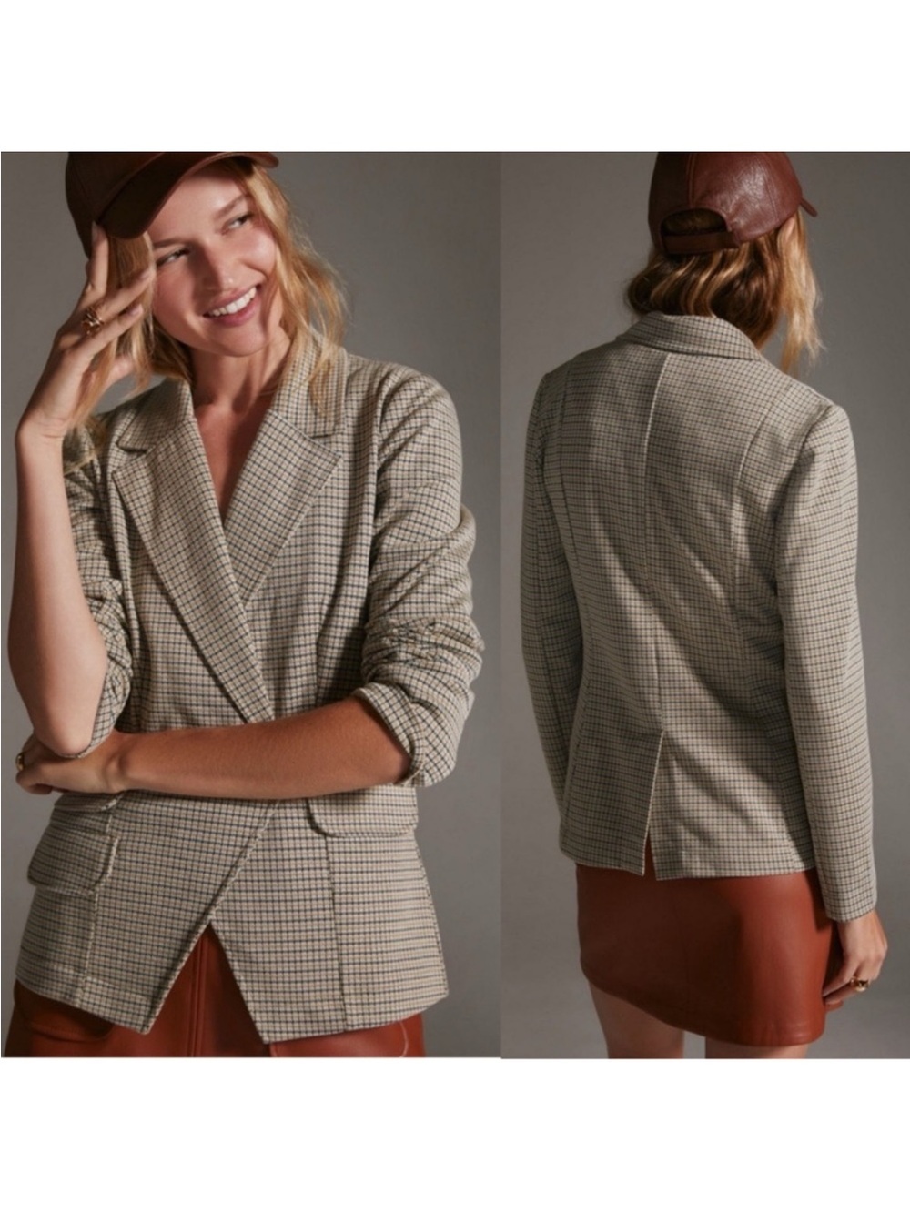 Anthropologie Maeve Collegiate Knit Blazer